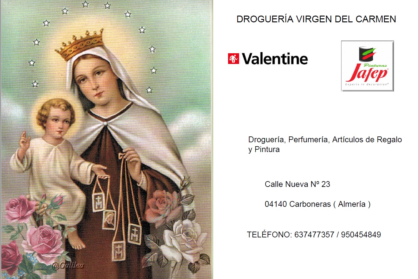 DROGUERIA VIRGEN DEL CARMEN