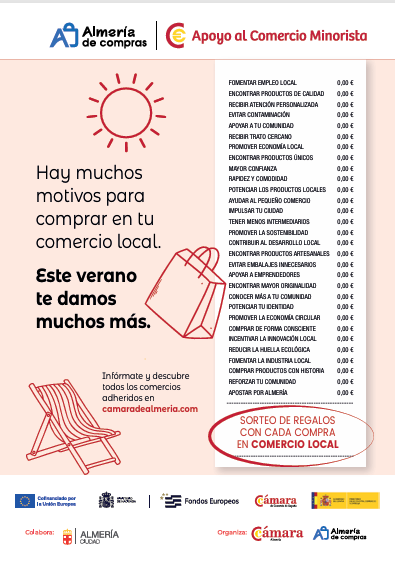 COMPRA EN EL CENTRO DE ALMERÍA EN VERANO